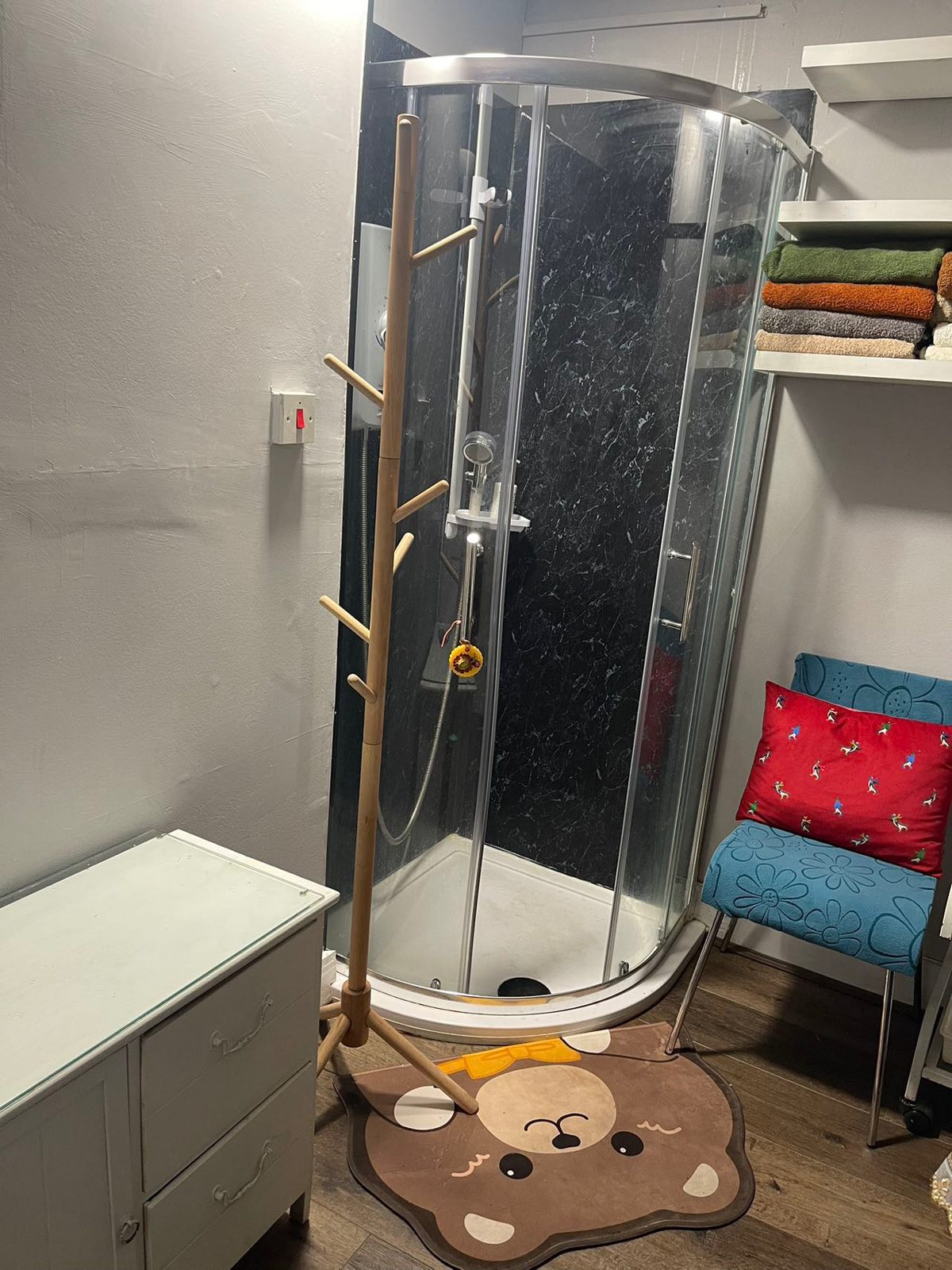 Treatment room interior